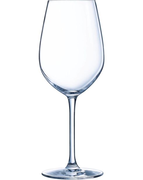 4 Serena Lines transparant glaswerk - 55 cl