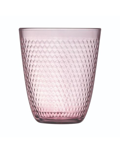 6 paarse Salzburgerglazen - 31 cl