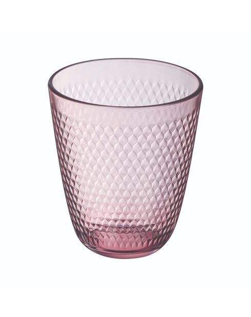 6 paarse Salzburgerglazen - 31 cl