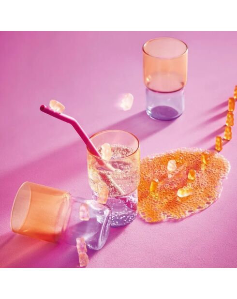 Set de 12 vasos de colores Candy Mix - 32 cl