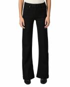 Jeans a gamba larga neri Leenah Ombre