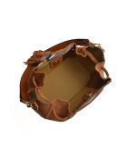 Isabella Cognac Beuteltasche aus Leder, 25 x 24 x 12,5 cm