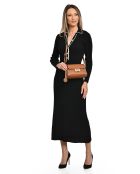 Gaya Cognac Schultertasche aus Leder - 15x20x7 cm