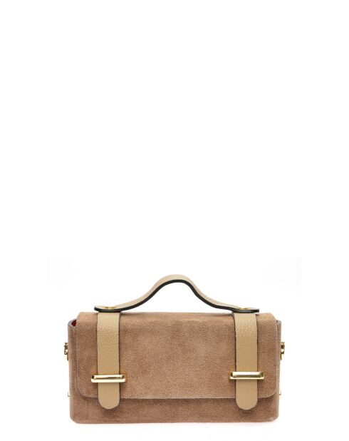 Bianca Mud Velvet leren handtas - 9x18x4,5 cm