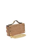Bianca Mud Velvet leren handtas - 9x18x4,5 cm