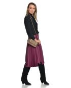 Bianca Mud Velvet leren handtas - 9x18x4,5 cm