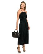 Olivia Chocolate Tragetasche aus Leder, 20,5 x 24 x 7 cm