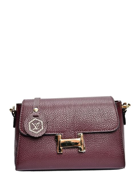Bandolera de piel Gaya vin - 15x20x7 cm