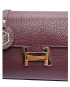 Gaya Vin Schultertasche aus Leder - 15x20x7 cm