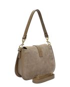 Mud Doulché fluwelen leren schoudertas - 17,5x24x6,5 cm