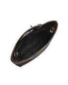 Luna Lederhandtasche Dunkelbraun - 16x24x7,5 cm