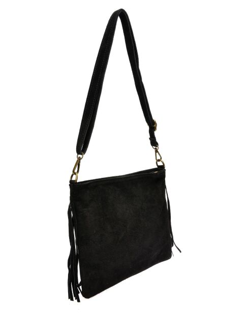 Marcella zwarte schoudertas - 23x26,5 cm