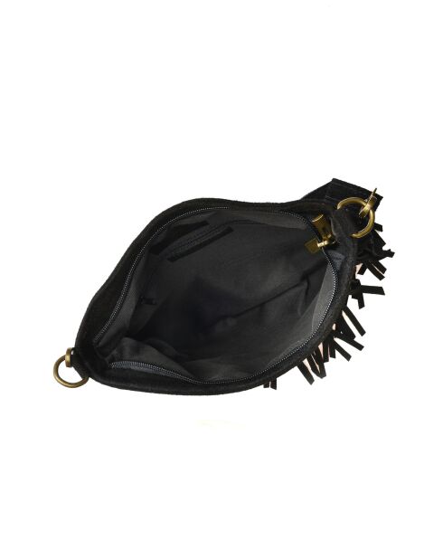 Marcella zwarte schoudertas - 23x26,5 cm