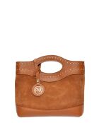 Borsa Luna Cognac in pelle - 16x24x7,5 cm