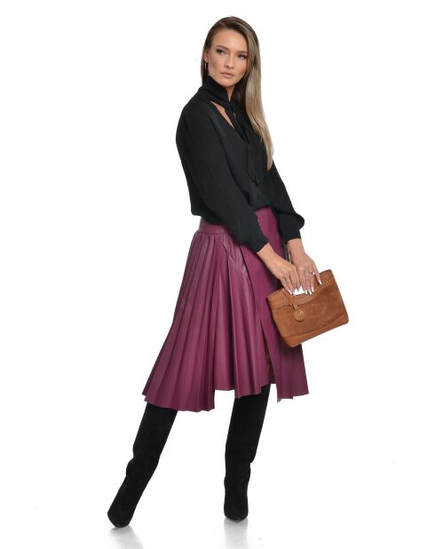 Borsa Luna Cognac in pelle - 16x24x7,5 cm