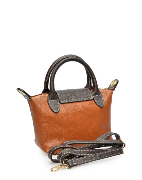 Marlene Cognac leren handtas - 13x22x8,5 cm