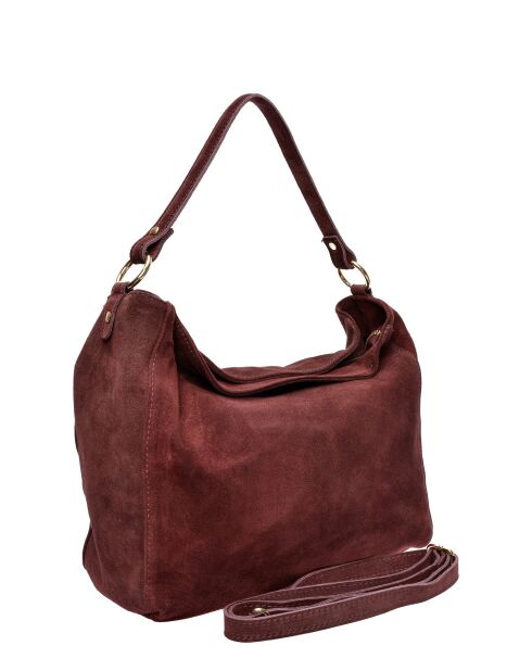 Marella Vin leren schoudertas - 27x32x11 cm