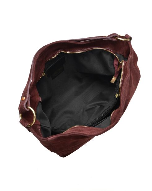 Marella Vin leren schoudertas - 27x32x11 cm