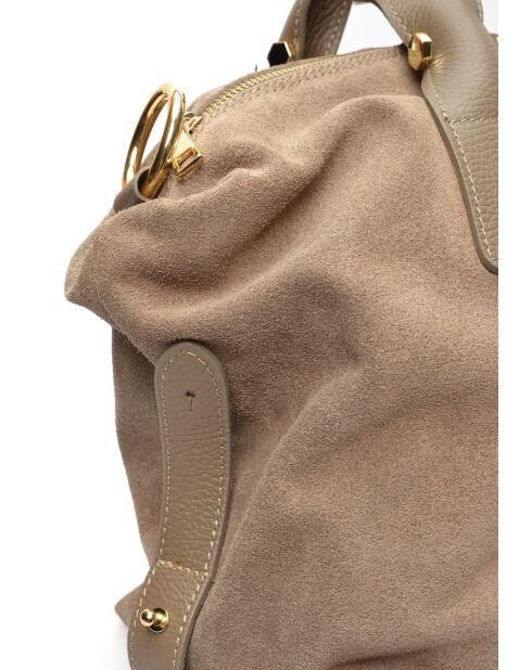 Alessia Boue Handtasche aus Samtleder - 28x42x15,5 cm