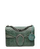 Baleyse grüne Schultertasche aus Leder - 15x20x5 cm