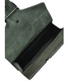 Baleyse grüne Schultertasche aus Leder - 15x20x5 cm