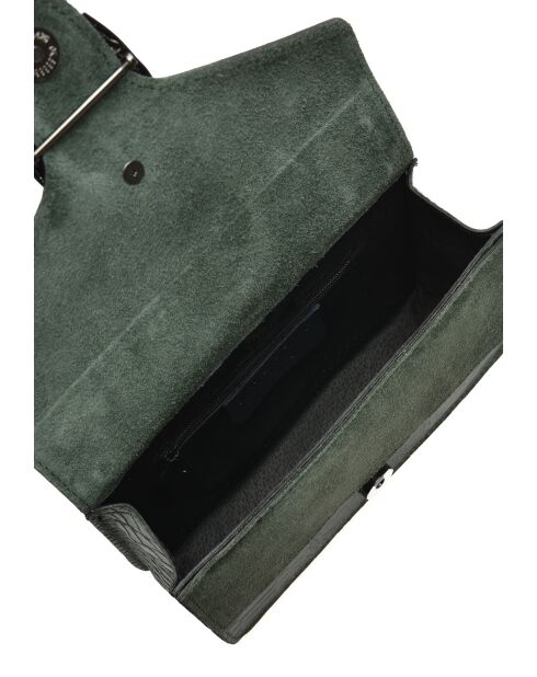 Baleyse grüne Schultertasche aus Leder - 15x20x5 cm