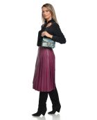 Baleyse grüne Schultertasche aus Leder - 15x20x5 cm