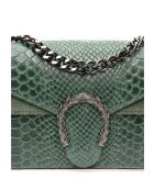 Baleyse grüne Schultertasche aus Leder - 15x20x5 cm