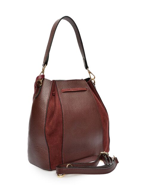 Isabella Vin Beuteltasche aus Leder, 25 x 24 x 12,5 cm