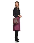 Isabella Vin Beuteltasche aus Leder, 25 x 24 x 12,5 cm