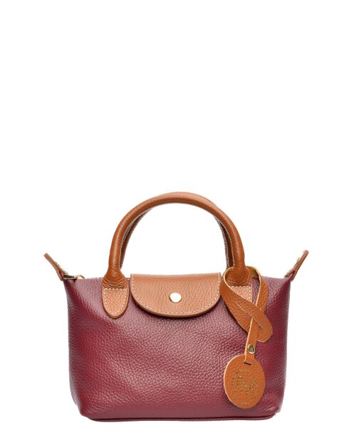 Bolso de piel Marlene Vin - 13x22x8.5 cm