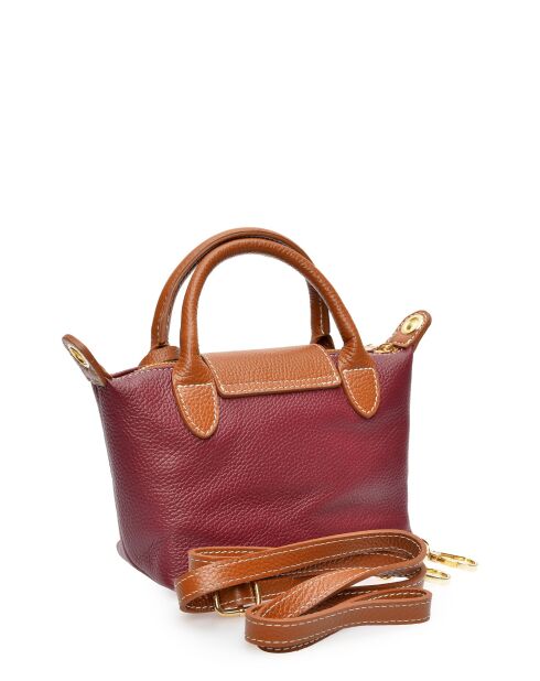 Bolso de piel Marlene Vin - 13x22x8.5 cm