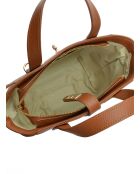 Amelia Cognac leren handtas - 20x25x11 cm