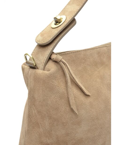 Esperençia Boue Handtasche aus Samtleder - 21x30x9,5 cm