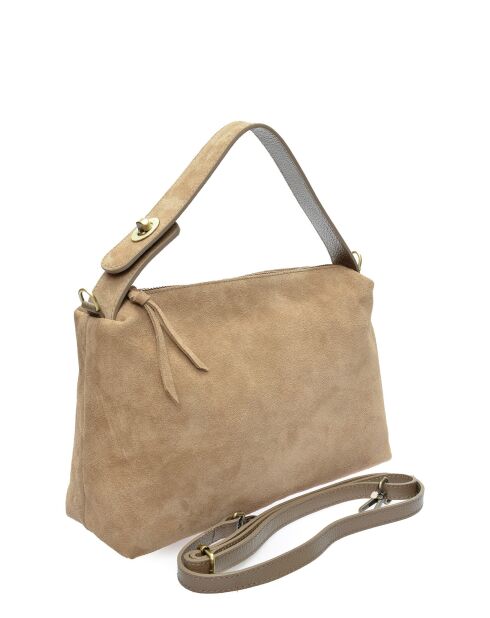 Esperençia Boue Handtasche aus Samtleder - 21x30x9,5 cm