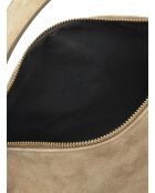 Esperençia Boue Handtasche aus Samtleder - 21x30x9,5 cm