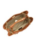 Victoria Cognac leren schoudertas - 26x33x15cm