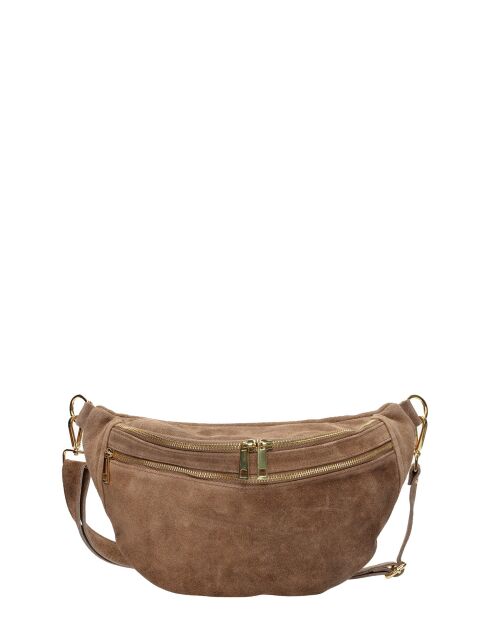 Camela Mud Schultertasche aus Leder - 19x31 cm