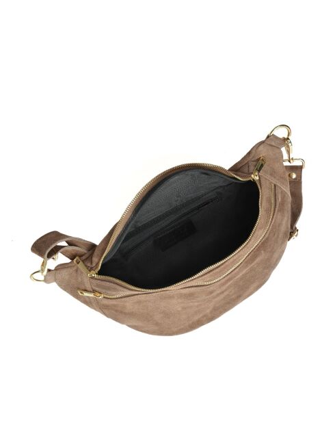 Camela Mud Schultertasche aus Leder - 19x31 cm