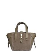 Olivia Boue Tragetasche aus Leder, 20,5 x 24 x 7 cm