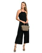 Olivia Boue Tragetasche aus Leder, 20,5 x 24 x 7 cm