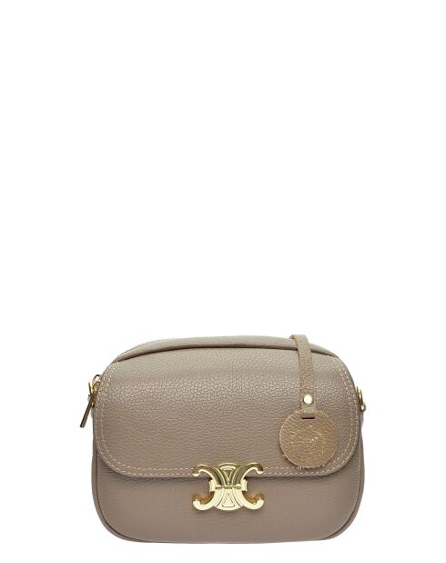 Elina Boue Schultertasche aus Leder - 17x22x7 cm