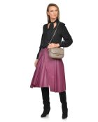 Elina Boue Schultertasche aus Leder - 17x22x7 cm