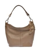 Maggie Blue leren schoudertas - 30x37x10,5 cm