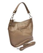 Maggie Blue leren schoudertas - 30x37x10,5 cm