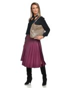 Maggie Blue leren schoudertas - 30x37x10,5 cm