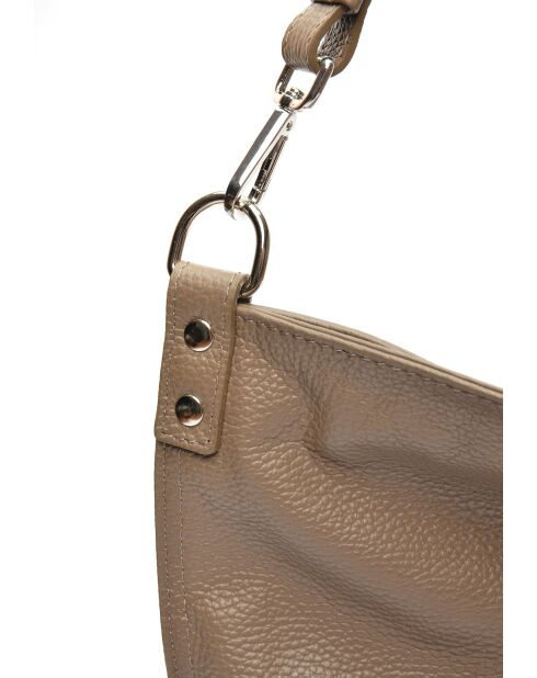 Maggie Blue leren schoudertas - 30x37x10,5 cm