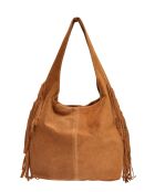Isabella Cognac leren hobotas - 30x39x12 cm
