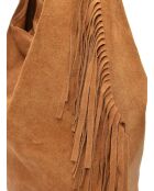 Isabella Cognac leren hobotas - 30x39x12 cm
