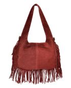 Miracle Bordeaux leren hobotas - 21x31,5 cm